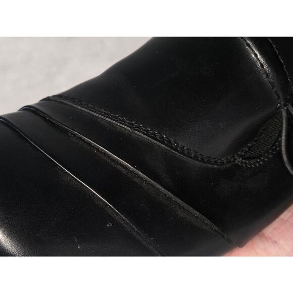 Earth Spirit Elaine Leather Heeled Monk Witch Clogs Pumps Sz. 8.5 - Picture 5 of 7